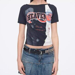HEAVEN MARC JACOBS TWISTED BABY T-SHIRT